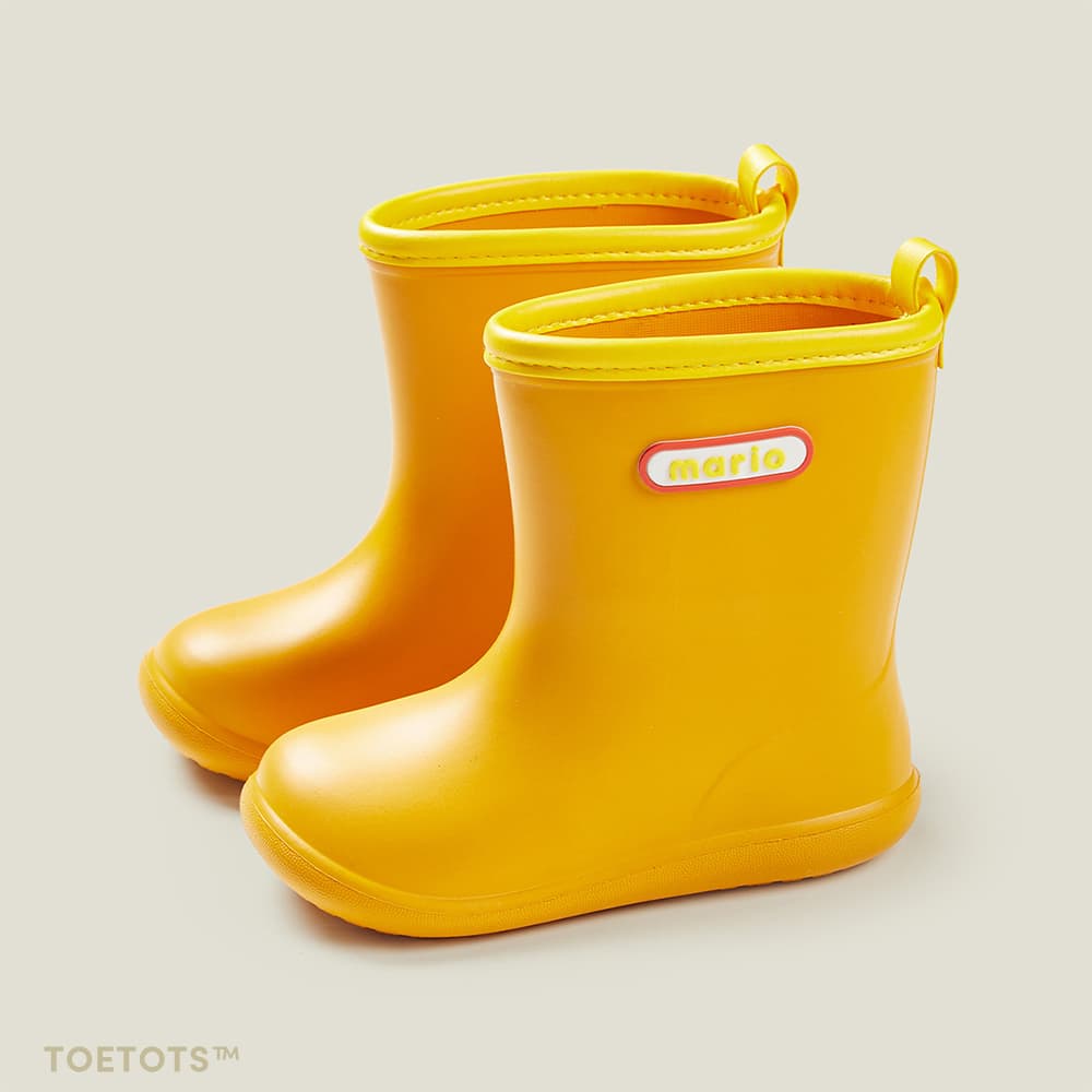 Raindrop Meadow Toddler Rain Boots Blue | Lightweight Non-Slip Footwear