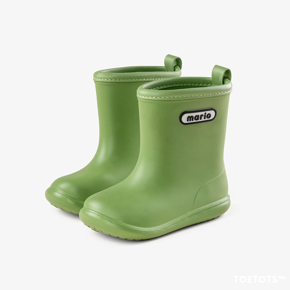 Raindrop Meadow Toddler Rain Boots Blue | Lightweight Non-Slip Footwear