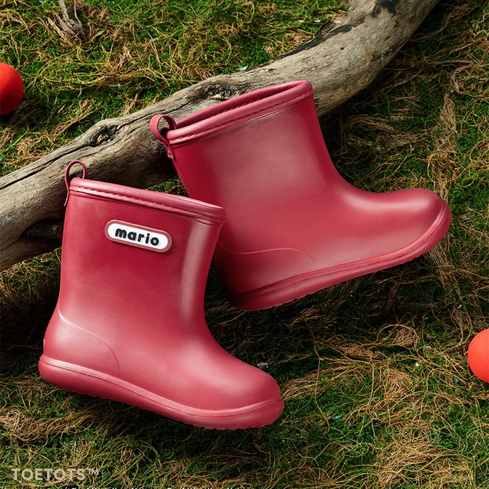 Raindrop Meadow Toddler Rain Boots Blue | Lightweight Non-Slip Footwear
