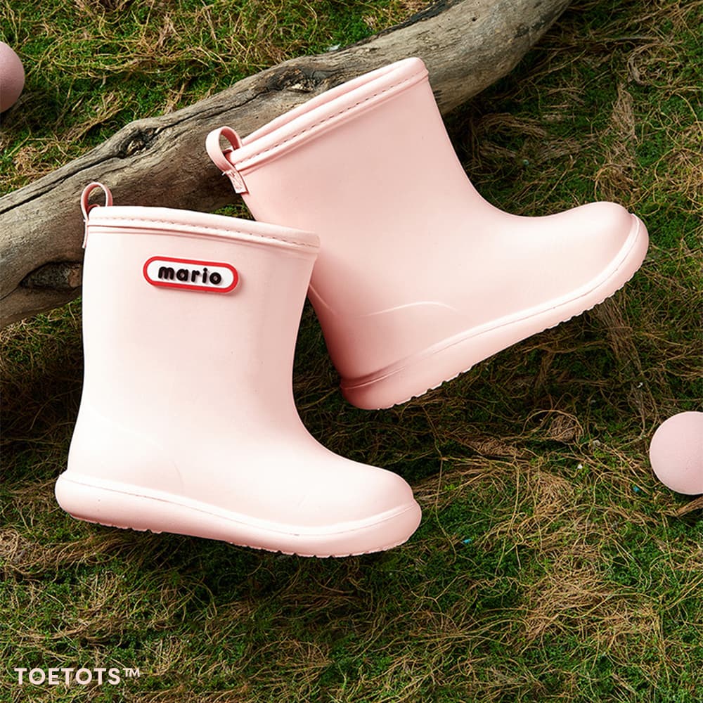 Raindrop Meadow Toddler Rain Boots Blue | Lightweight Non-Slip Footwear