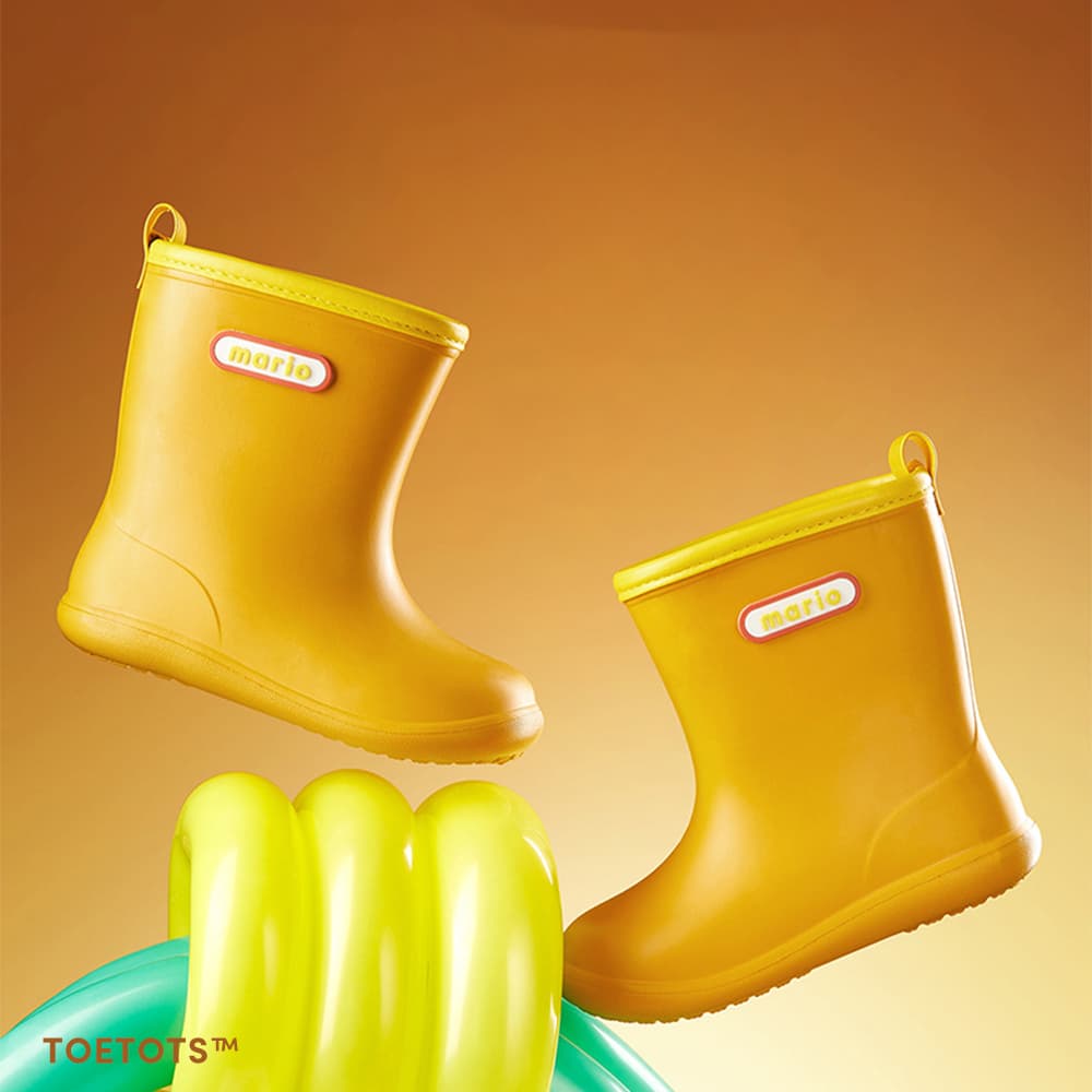 Raindrop Meadow Toddler Rain Boots Blue | Lightweight Non-Slip Footwear