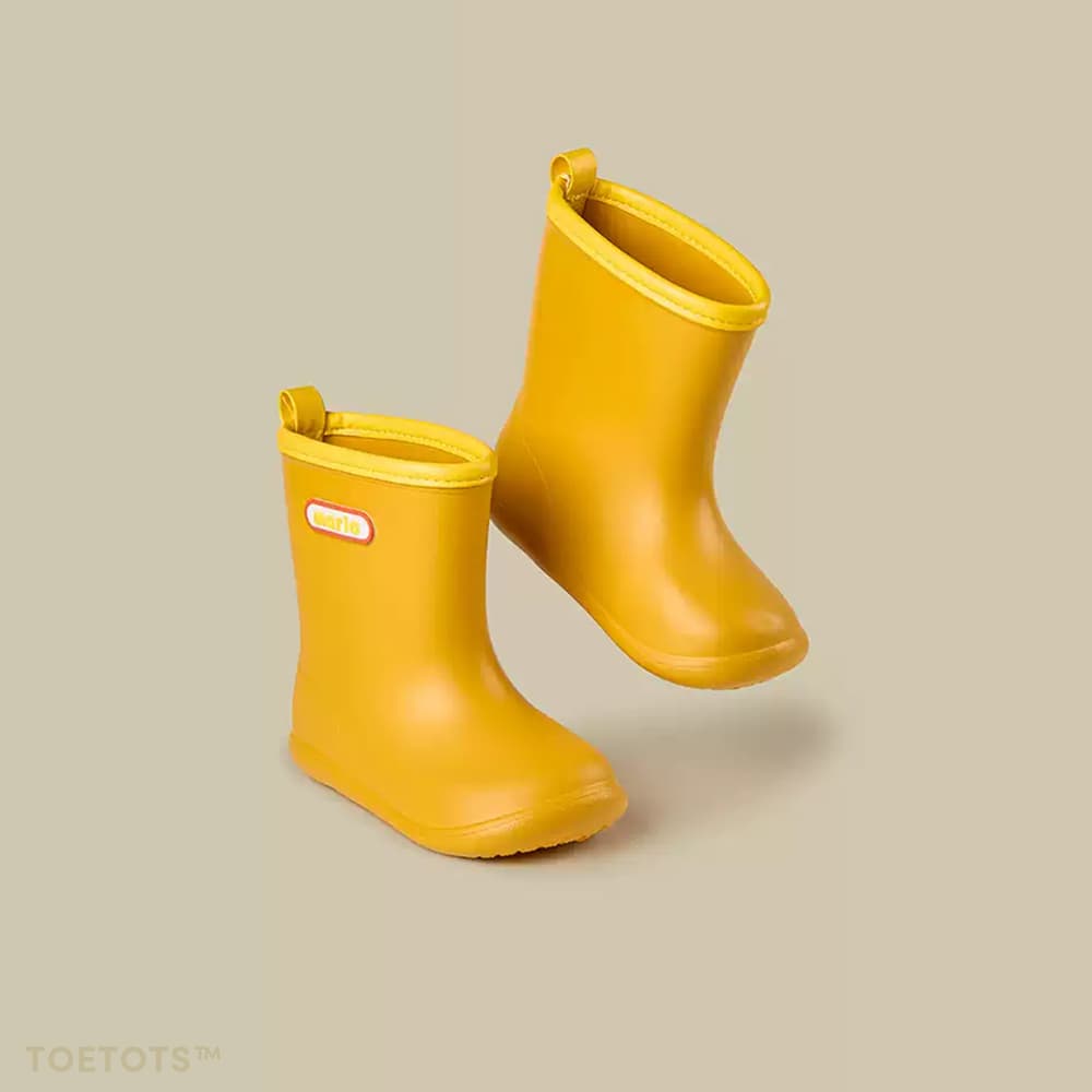 Raindrop Meadow Toddler Rain Boots Blue | Lightweight Non-Slip Footwear