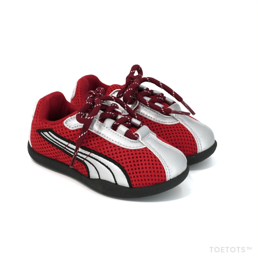 WhisperWalk Baby Sneakers Grey | Lightweight Non-Slip First Walking Shoes