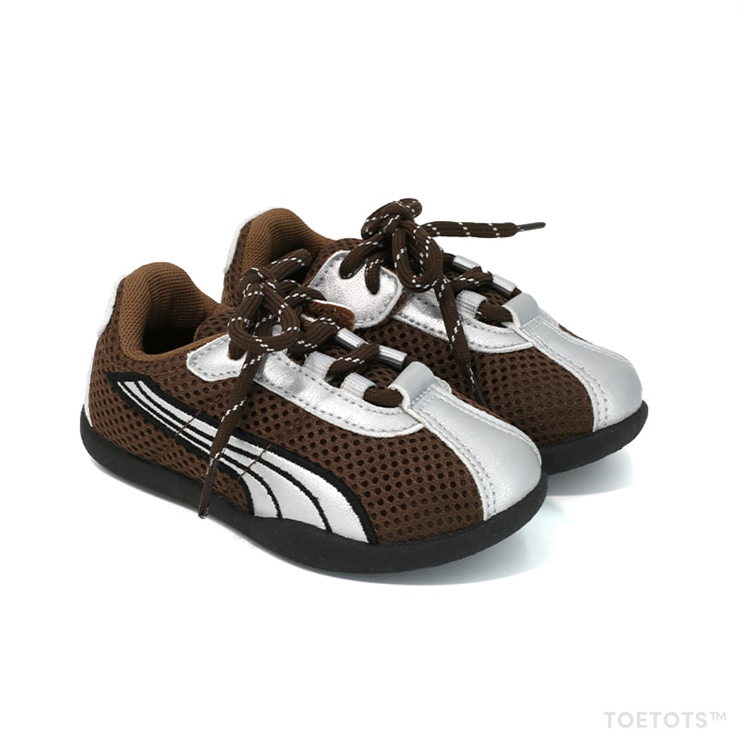 WhisperWalk Baby Sneakers Grey | Lightweight Non-Slip First Walking Shoes