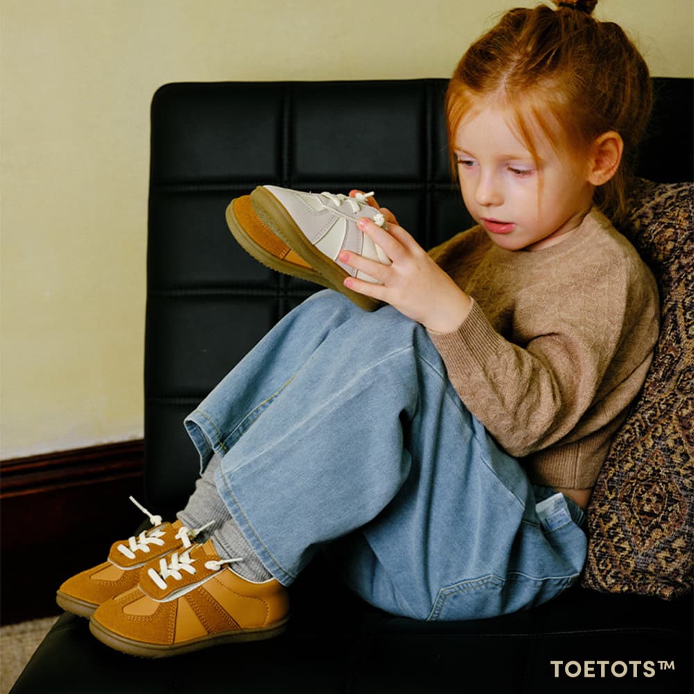 Whimsical Wanderer Baby Sneakers Grey | Lightweight Non-Slip Toddler Shoes
