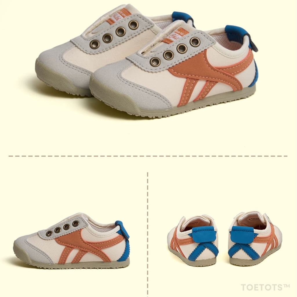 GentleStride Toddler Sneakers Grey | Breathable Soft Sole Shoes