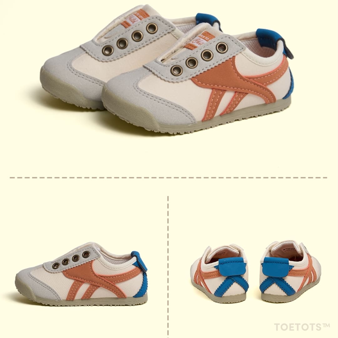 GentleStride Toddler Sneakers Grey | Breathable Soft Sole Shoes
