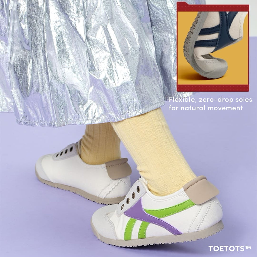 GentleStride Toddler Sneakers Grey | Breathable Soft Sole Shoes