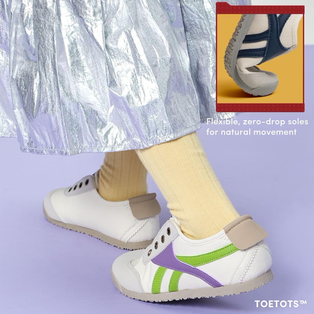 GentleStride Toddler Sneakers Grey | Breathable Soft Sole Shoes