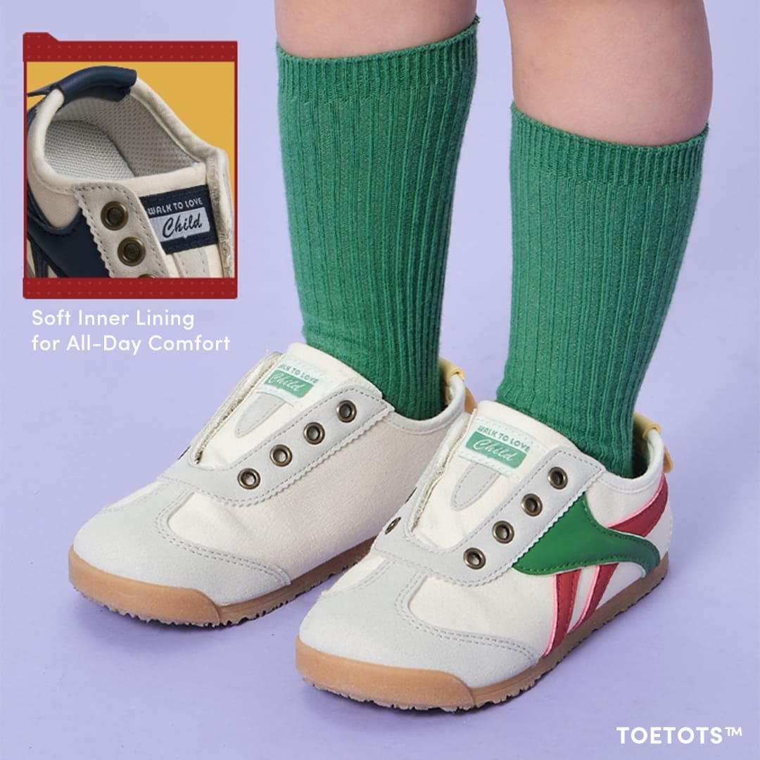 GentleStride Toddler Sneakers Grey | Breathable Soft Sole Shoes