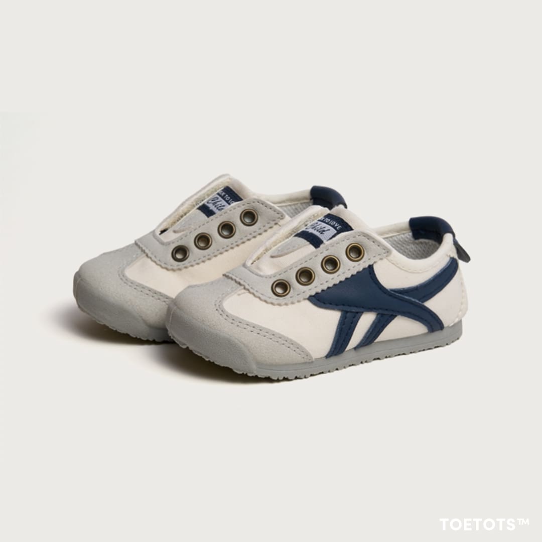 GentleStride Toddler Sneakers Grey | Breathable Soft Sole Shoes
