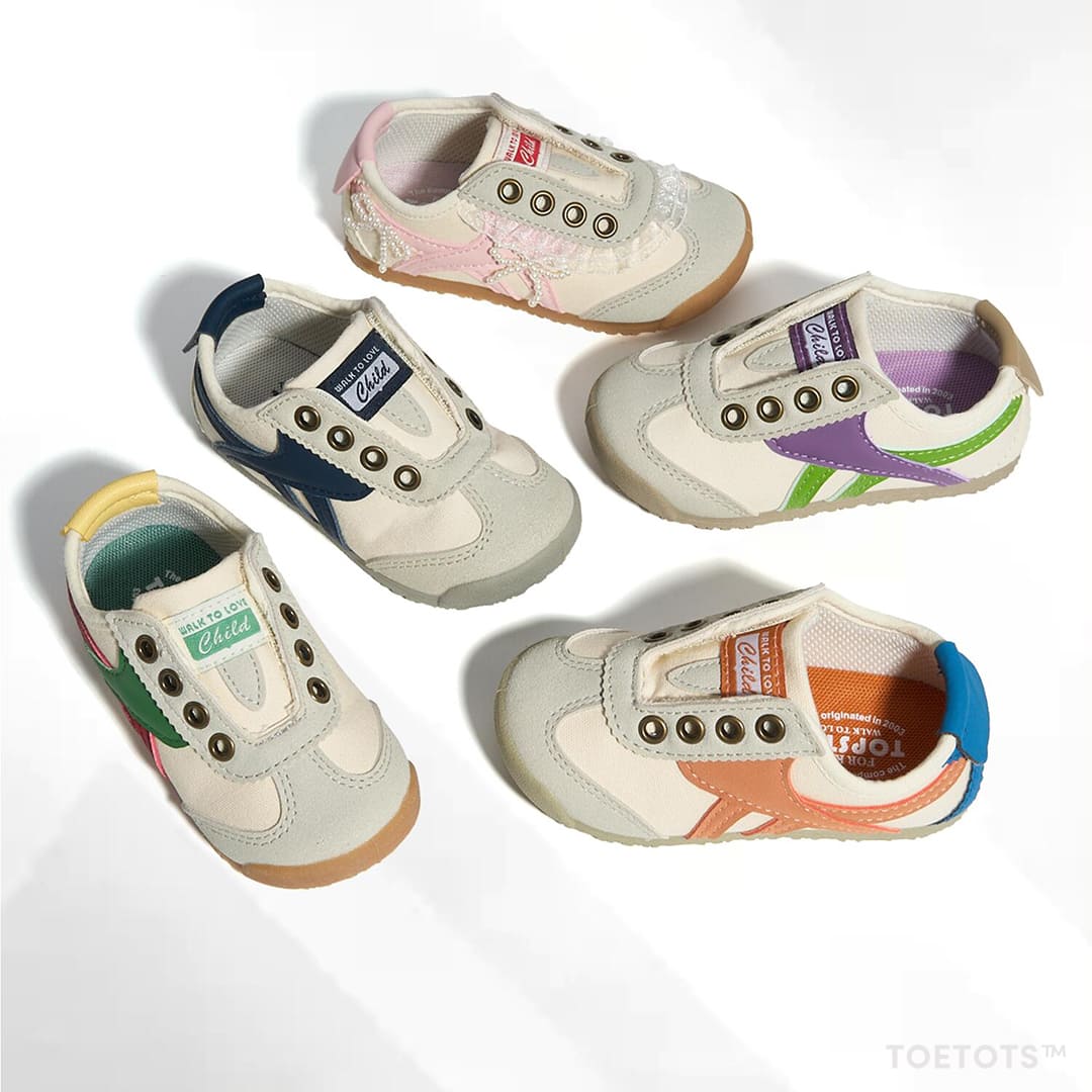 GentleStride Toddler Sneakers Grey | Breathable Soft Sole Shoes