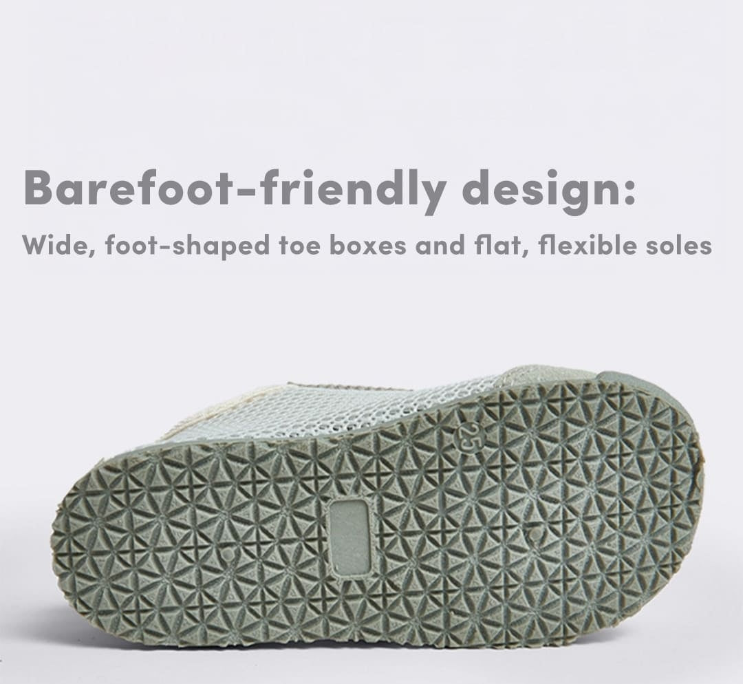 GentleStride Mesh Panel Kids Trainers | Breathable Soft Sole Toddler Shoes