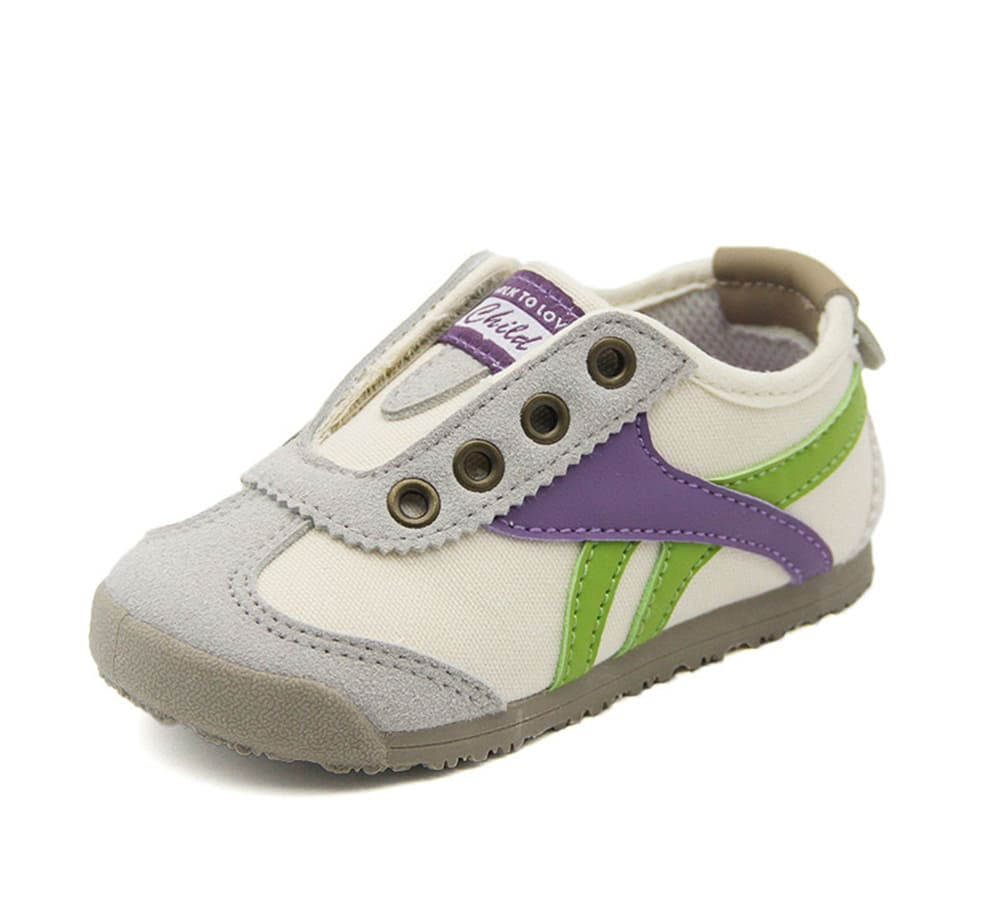 GentleStride Canvas Kids Trainers | Breathable Soft Sole Toddler Shoes