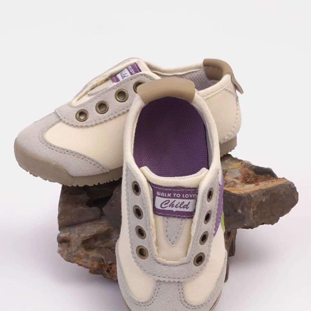 GentleStride Kids Sneakers Grey | Lightweight Non-Slip First Walking Shoes