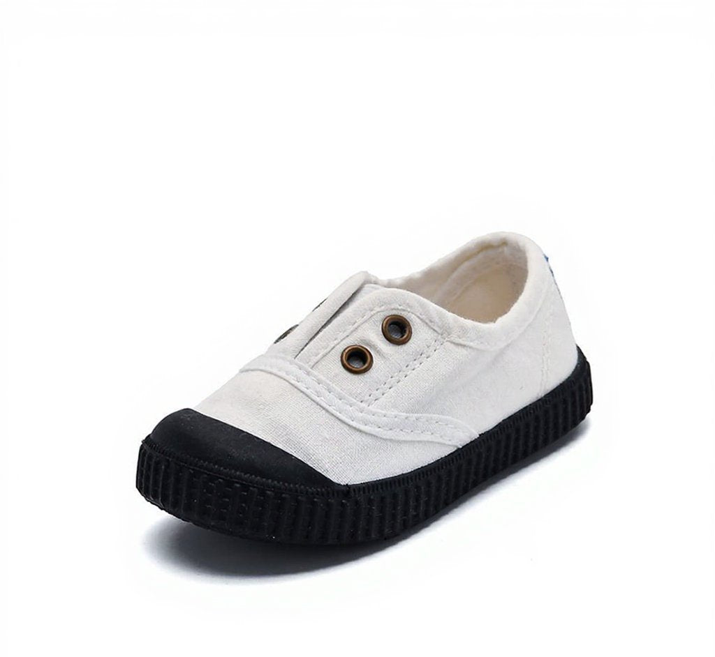 GentleStride Canvas Baby Plimsolls | Lightweight Soft Sole First Walking Shoes