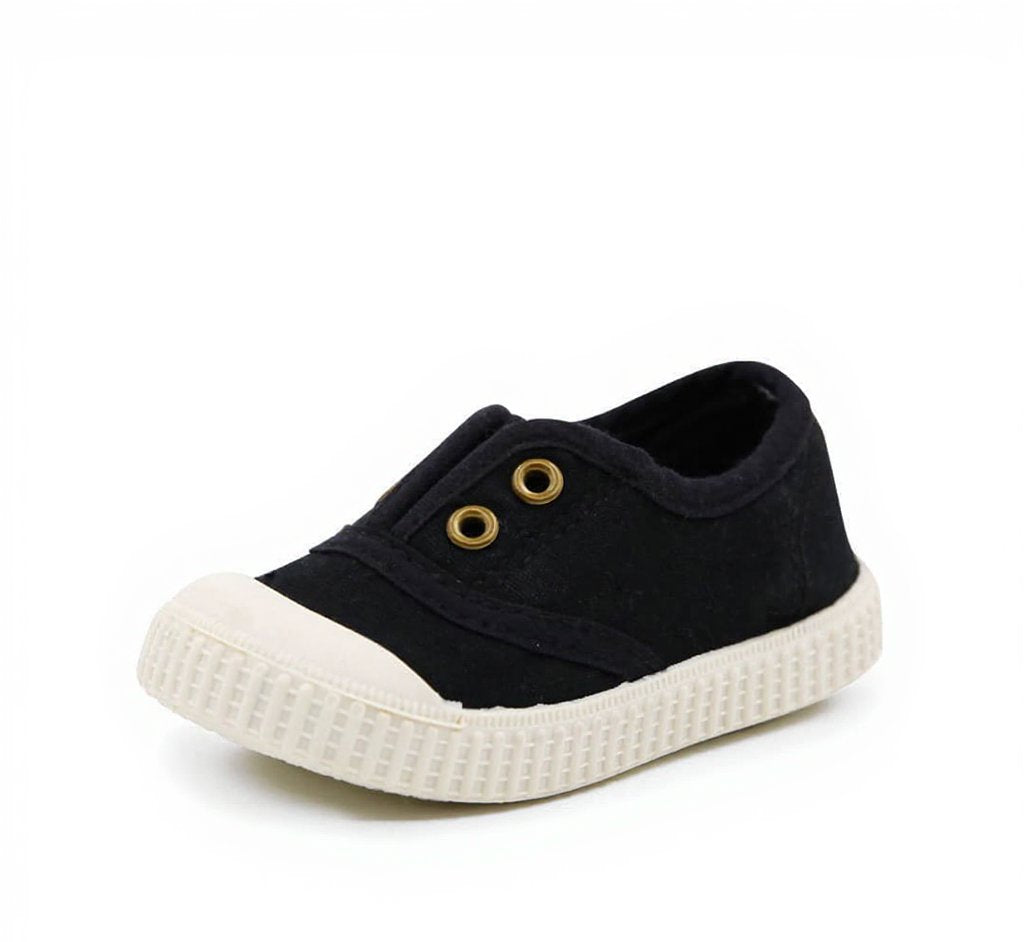 GentleStride Canvas Baby Plimsolls | Lightweight Soft Sole First Walking Shoes