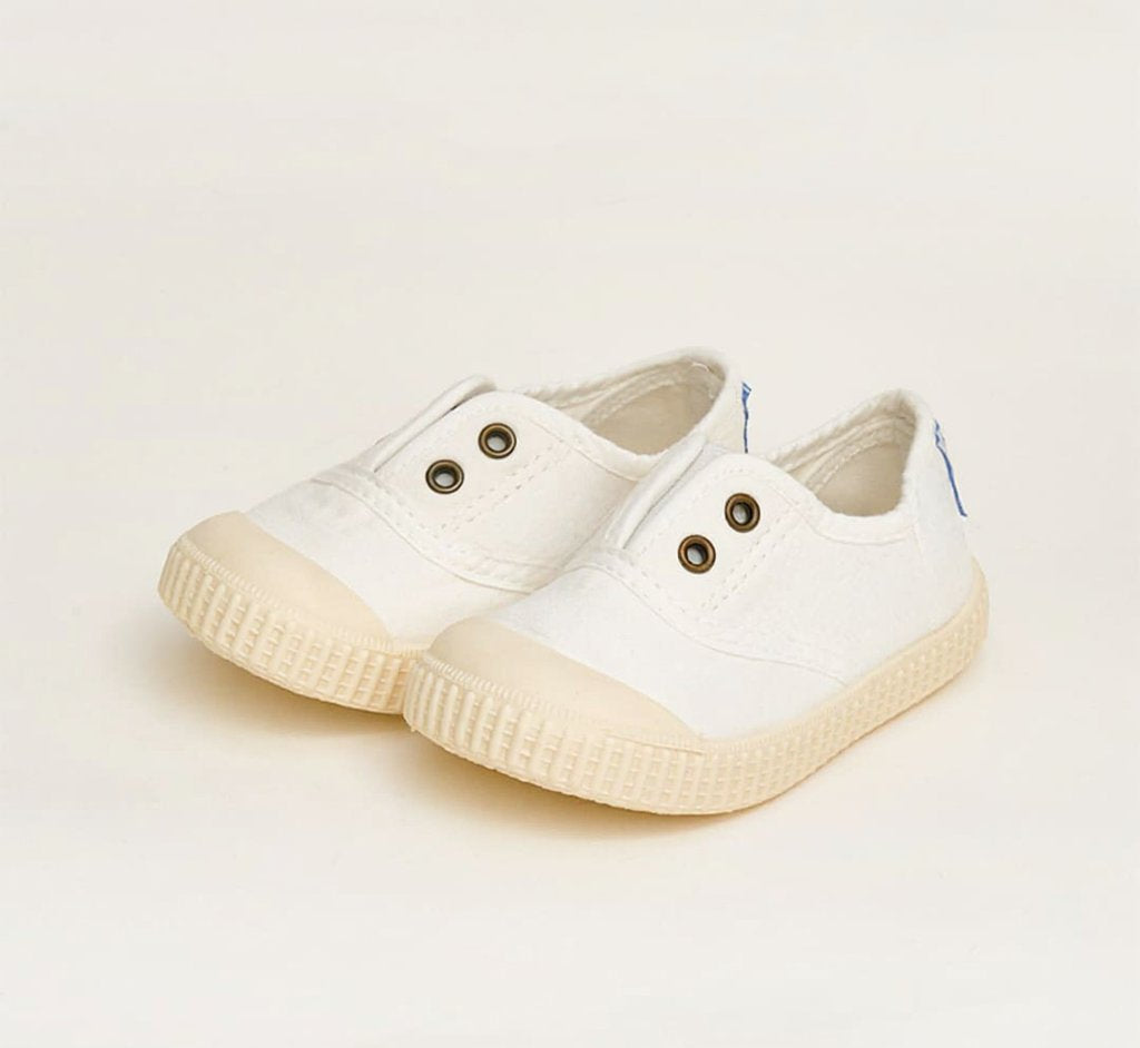 GentleStride Canvas Baby Plimsolls | Lightweight Soft Sole First Walking Shoes