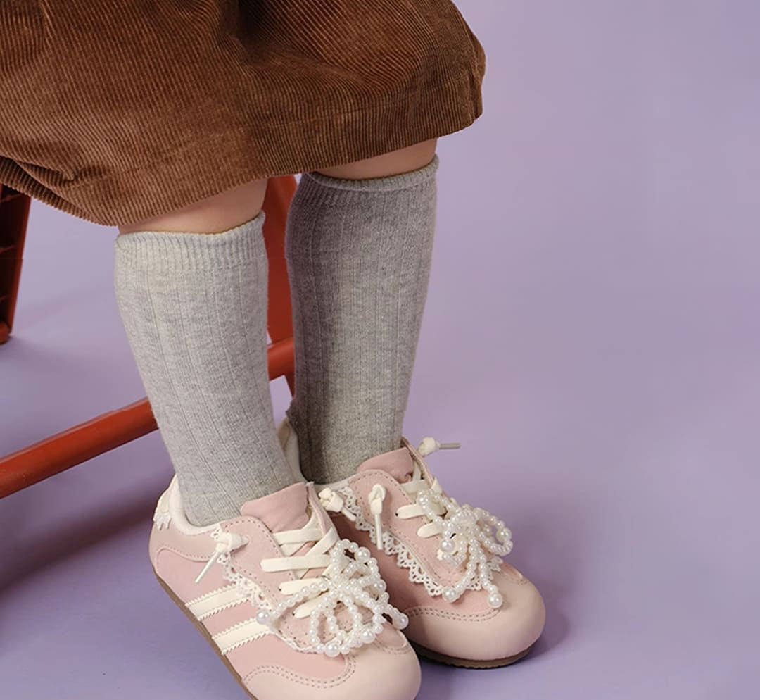 Roselle Soft Sole Baby Sneakers | Breathable First Walking Shoes