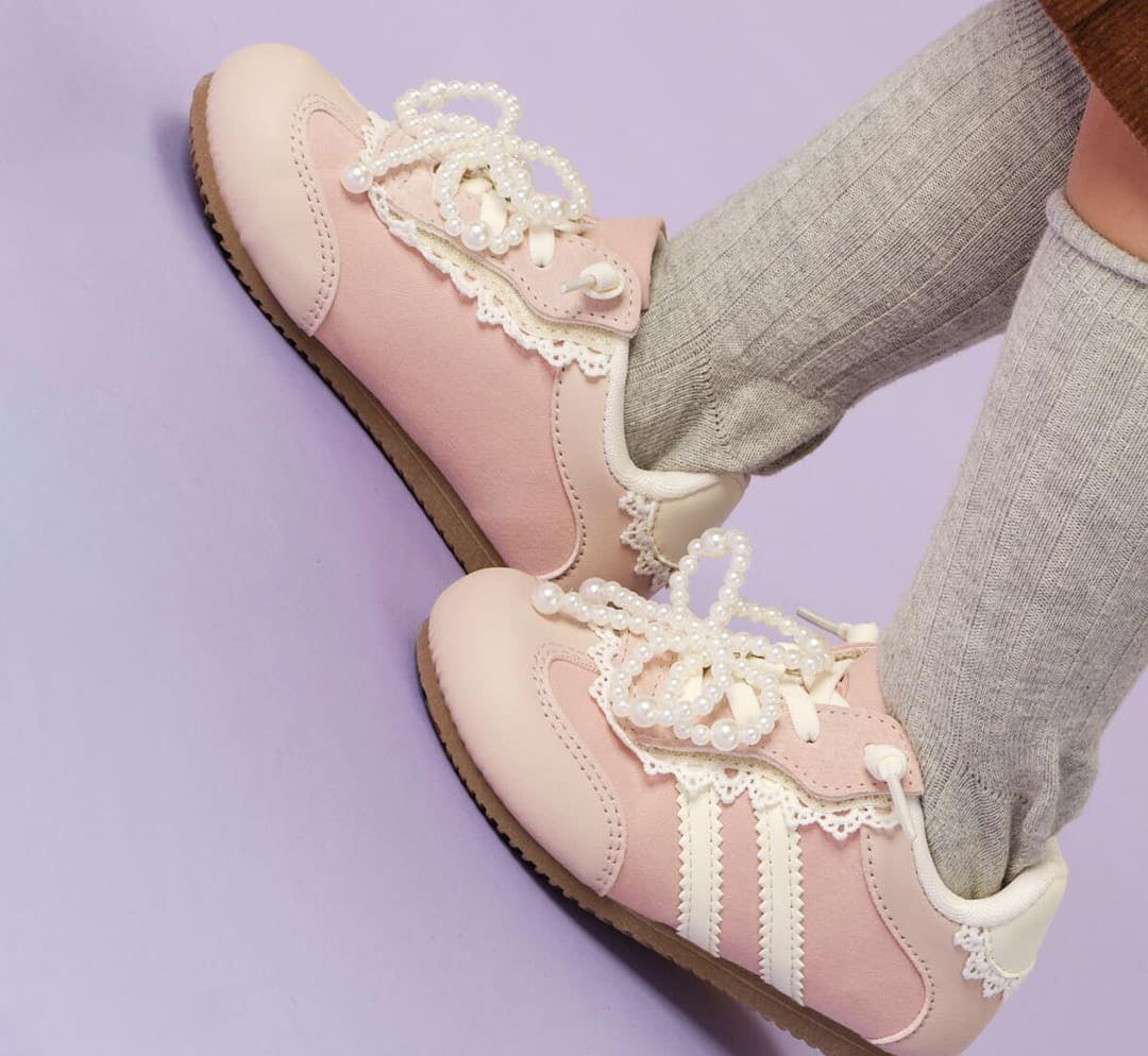Roselle Soft Sole Baby Sneakers | Breathable First Walking Shoes