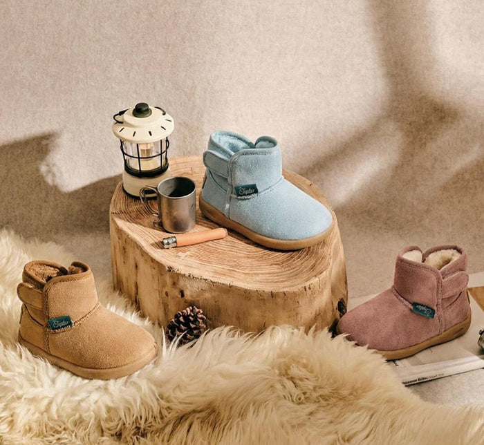 Snowy Meadow Kids Ankle Snow Boots | Cosy Non-Slip Winter Footwear