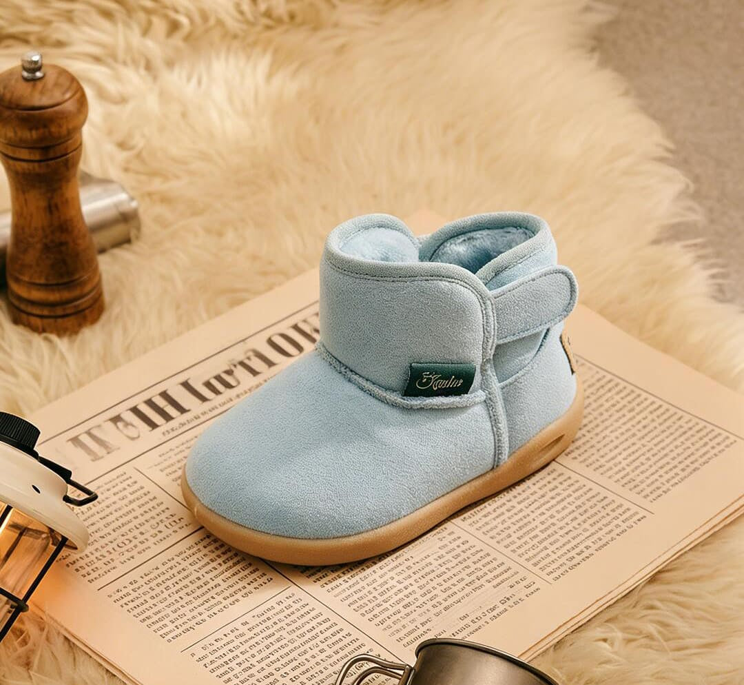 Snowy Meadow Kids Ankle Snow Boots | Cosy Non-Slip Winter Footwear