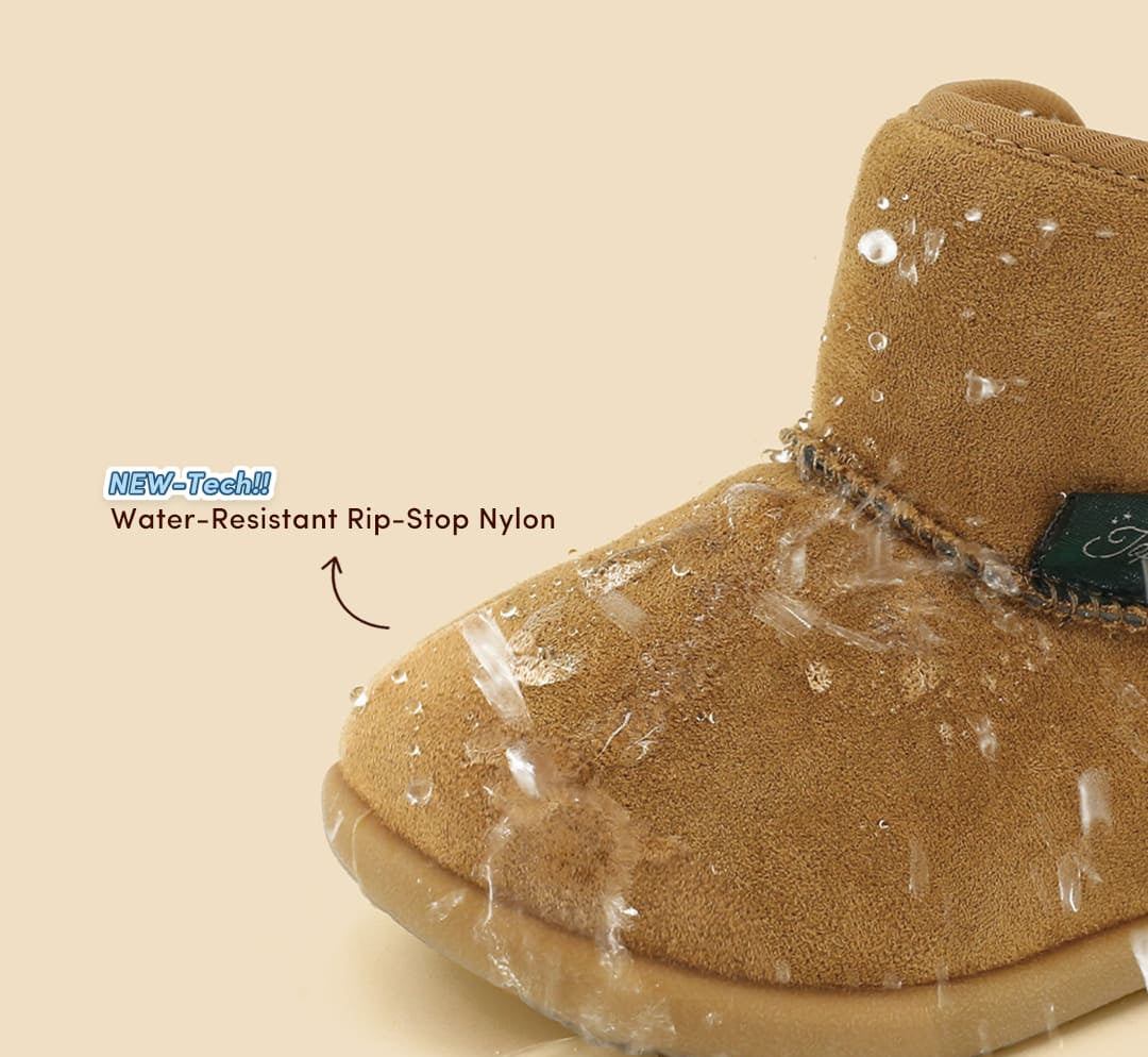Snowy Meadow Kids Ankle Snow Boots | Cosy Non-Slip Winter Footwear