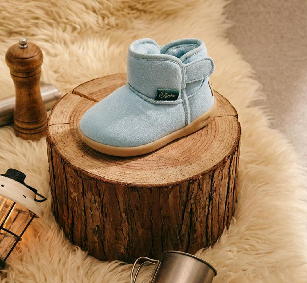 Snowy Meadow Kids Ankle Snow Boots | Cosy Non-Slip Winter Footwear