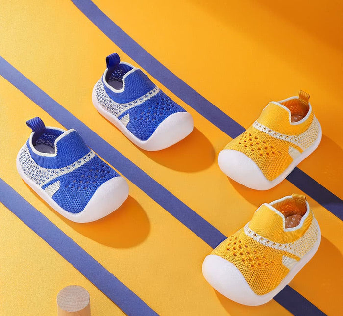 GentleStride Non-Slip Toddler Booties | Breathable Soft Sole Sneakers