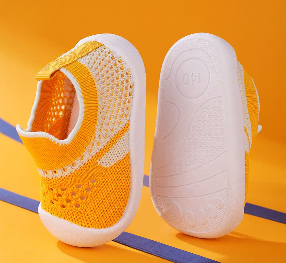 GentleStride Non-Slip Toddler Booties | Breathable Soft Sole Sneakers