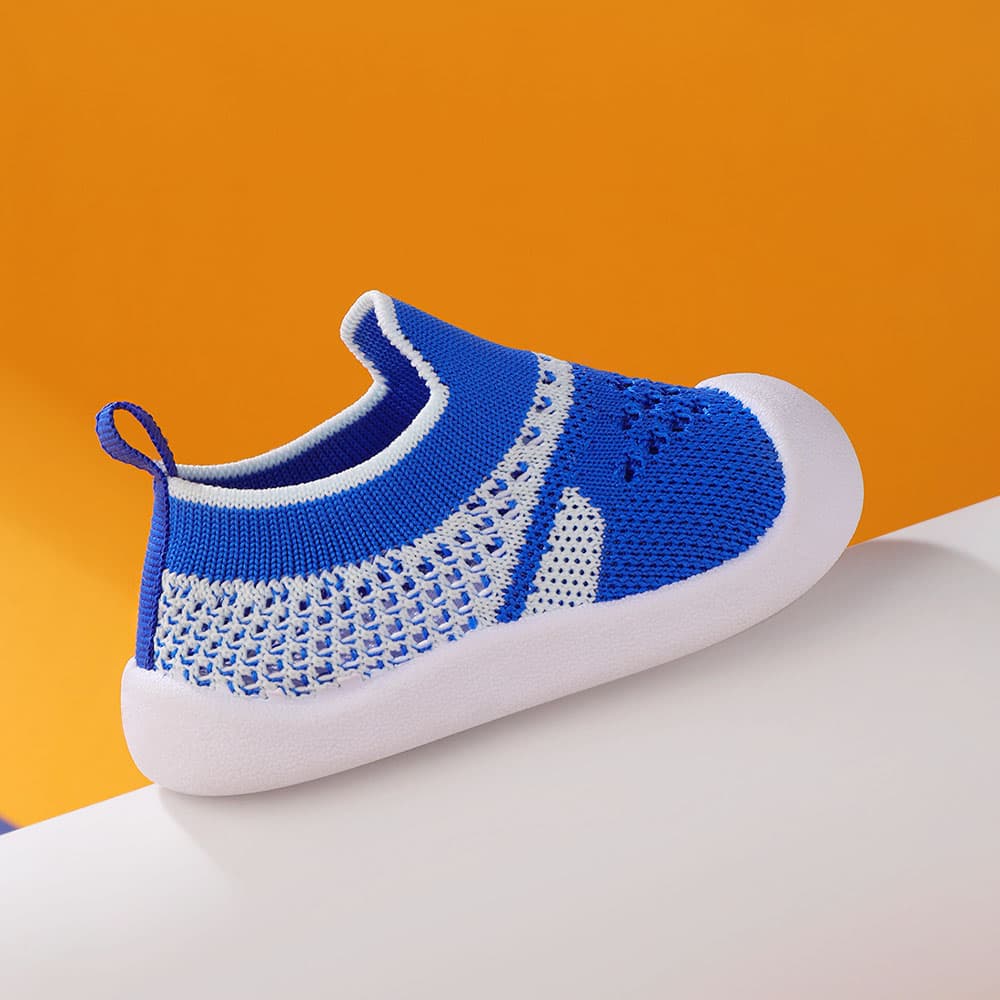 GentleStride Non-Slip Toddler Sock-Shoes Grey | Breathable Baby Footwear