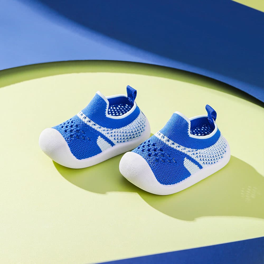 GentleStride Non-Slip Toddler Sock-Shoes Grey | Breathable Baby Footwear