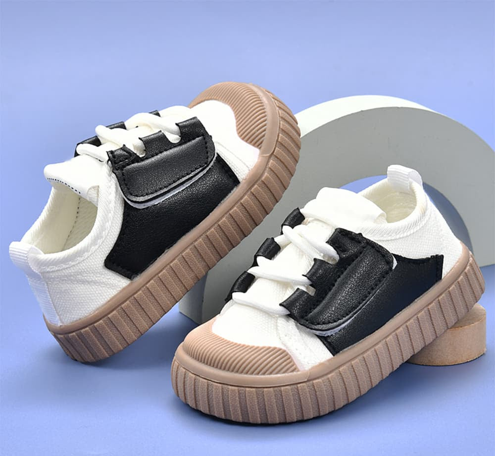 GentleStride Toe-Cap Baby Sneakers | Breathable Soft Sole First Walking Shoes