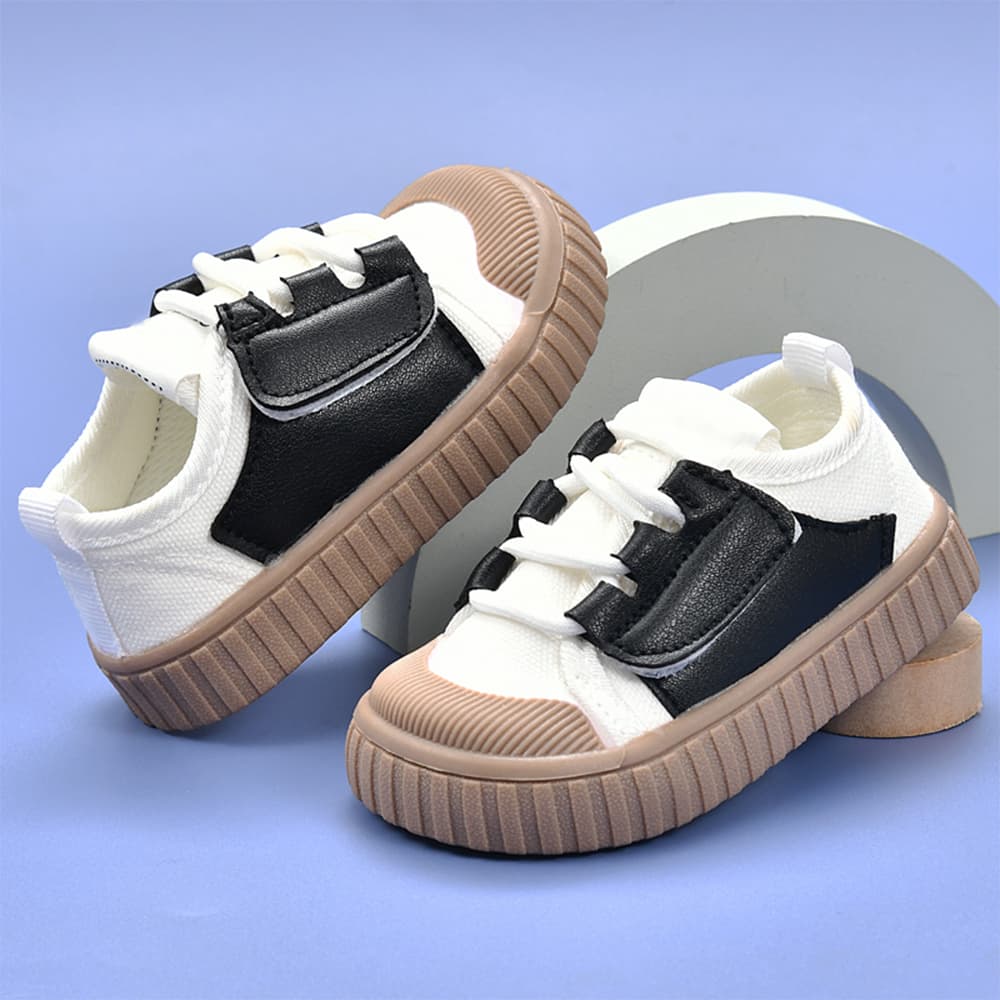 GentleStride Baby Sneakers Grey | Lightweight Non-Slip First Walking Shoes
