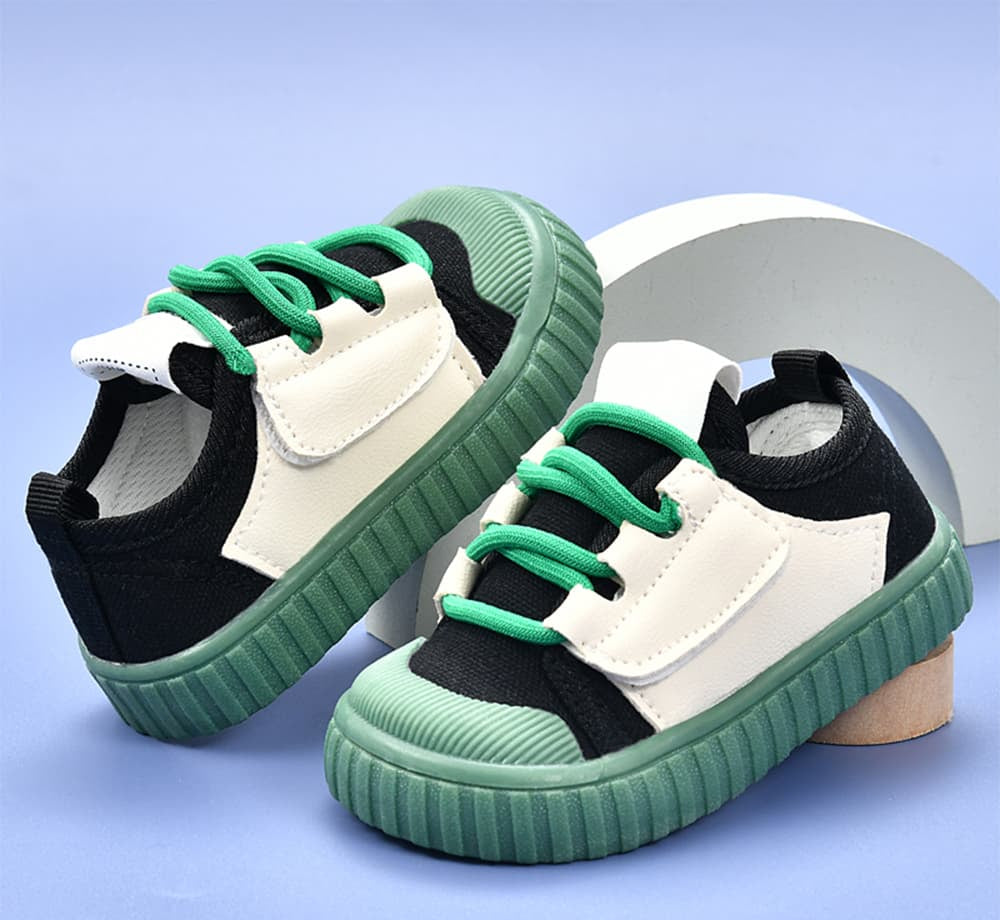 GentleStride Toe-Cap Baby Sneakers | Breathable Soft Sole First Walking Shoes