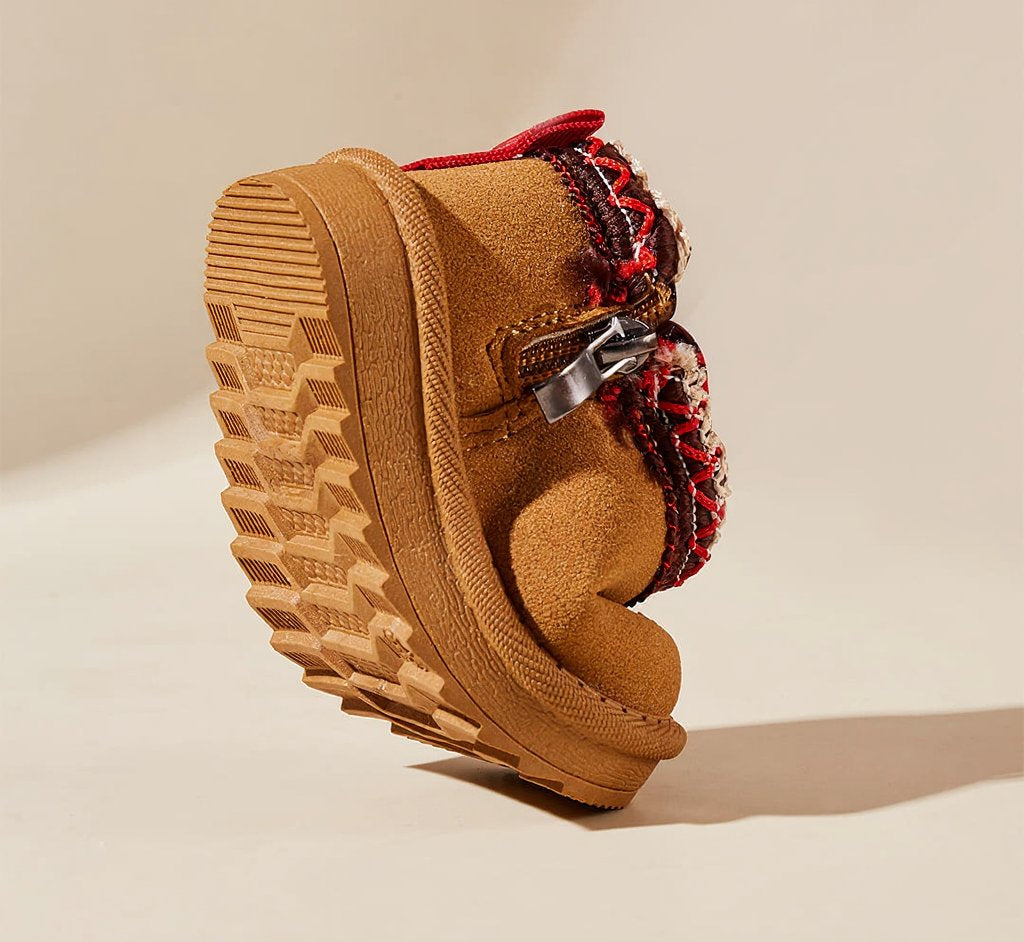 WhisperWalk Fur-Trim Toddler Winter Boots | Cosy Non-Slip Footwear