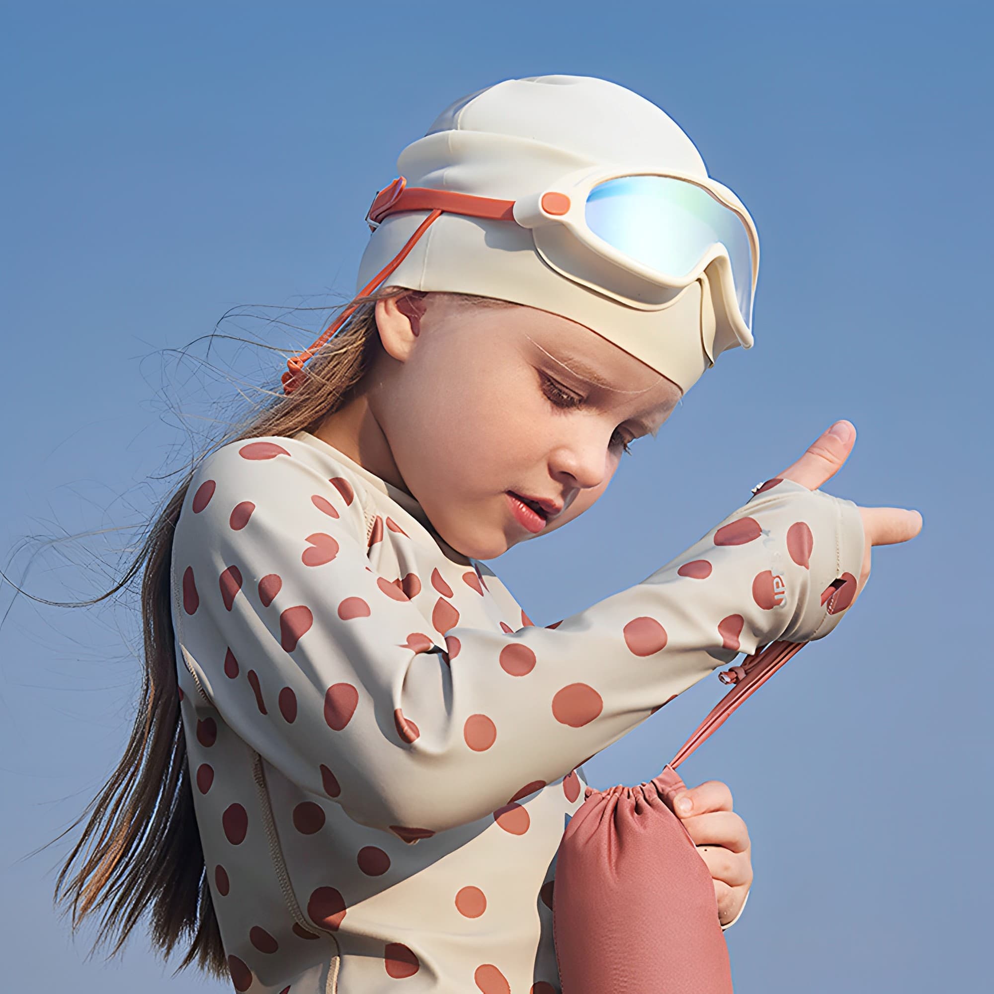 Ocean Breeze Swim Goggles Blue | Comfortable Non-Slip Kids Eyewear