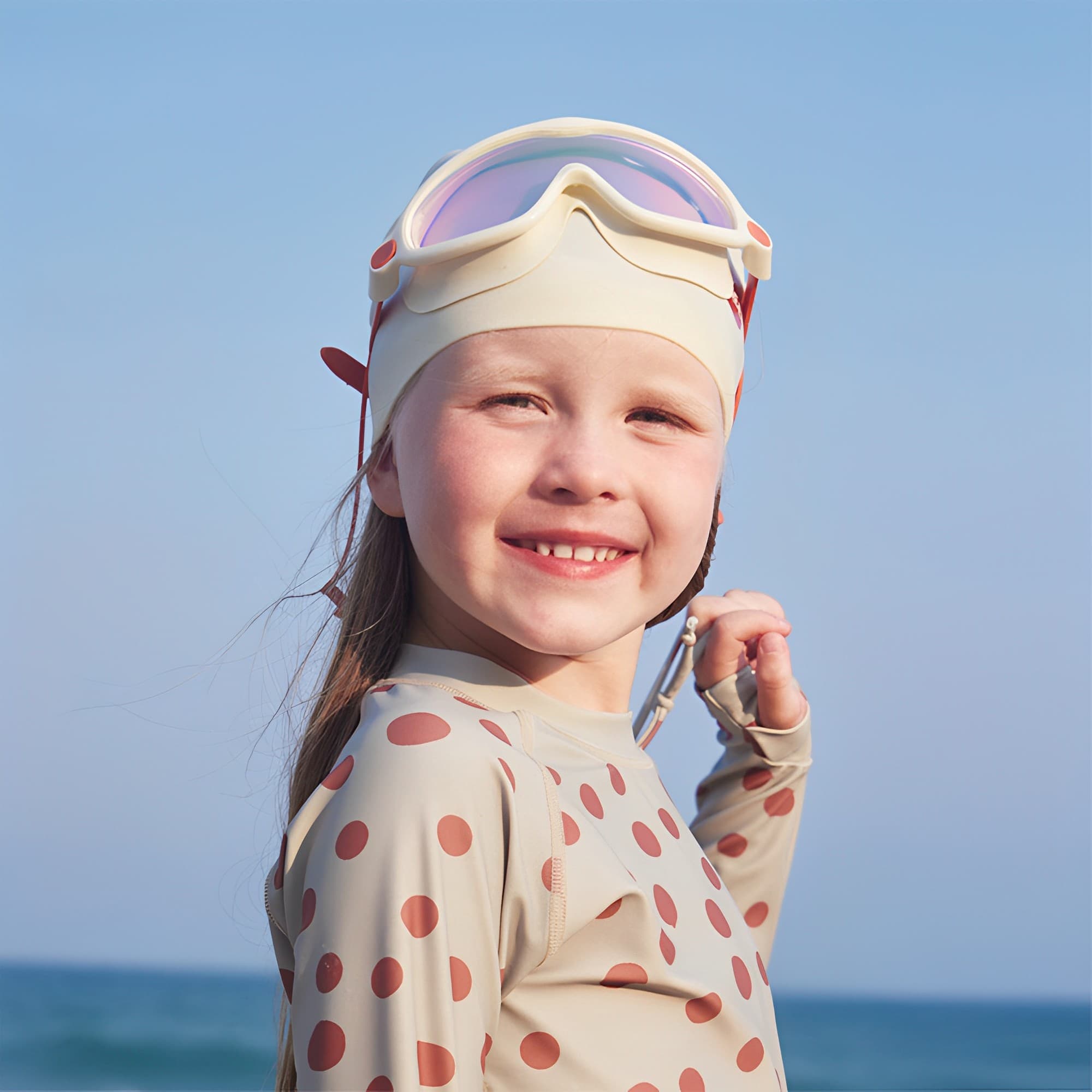 Ocean Breeze Swim Goggles Blue | Comfortable Non-Slip Kids Eyewear