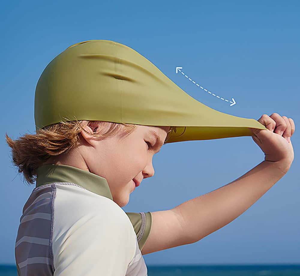 OceanWave Swim Cap | Breathable Water Cap for Toddlers