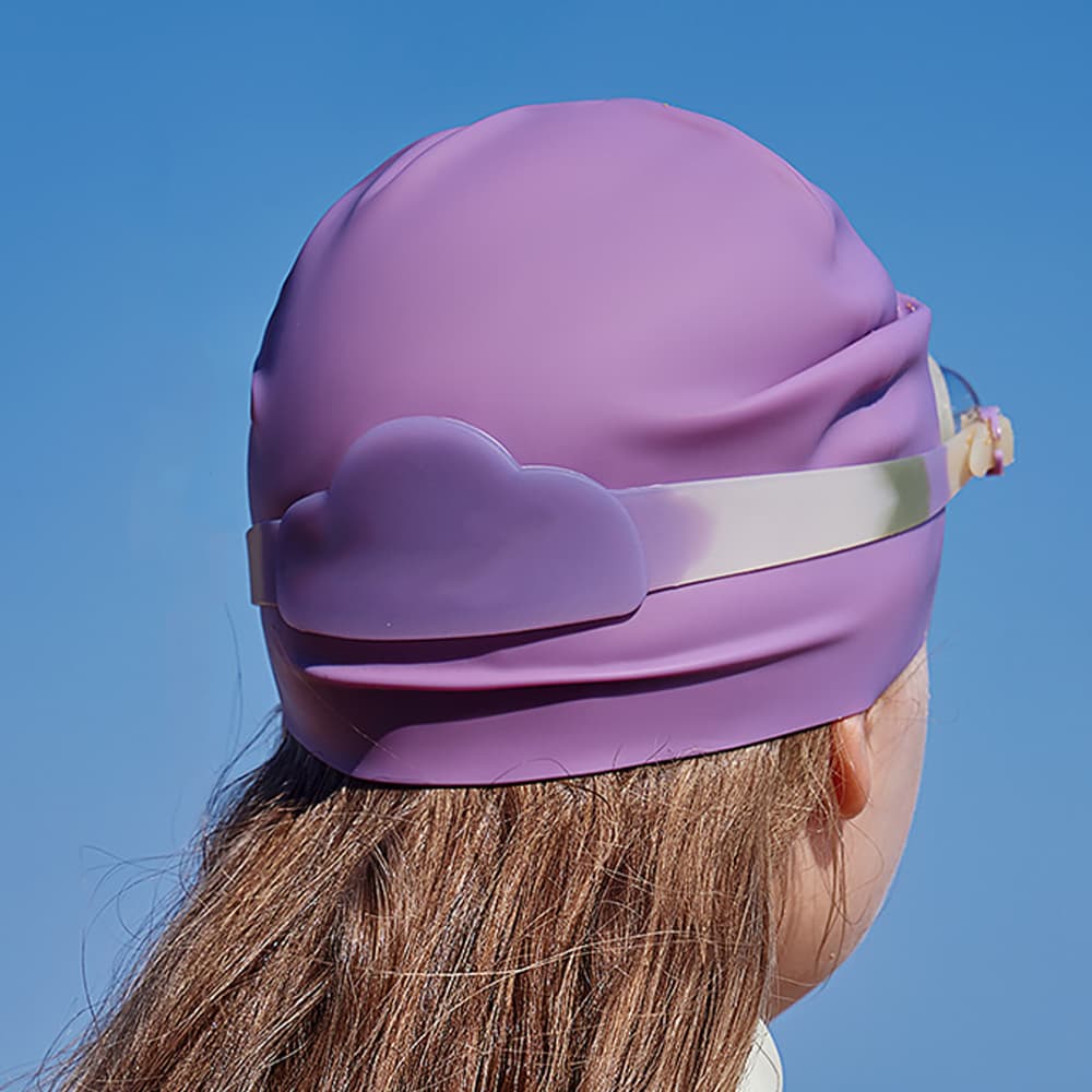 Ocean Breeze Swim Cap Aqua | Lightweight & Comfortable Baby Swimwear
