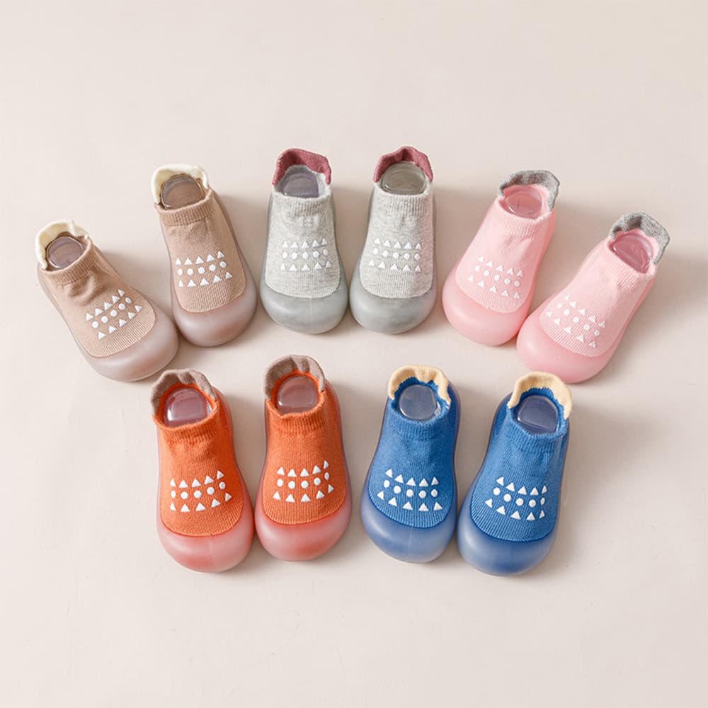 GentleStride Non-Slip Toddler Shoes Grey | Breathable Soft Sole Sneakers