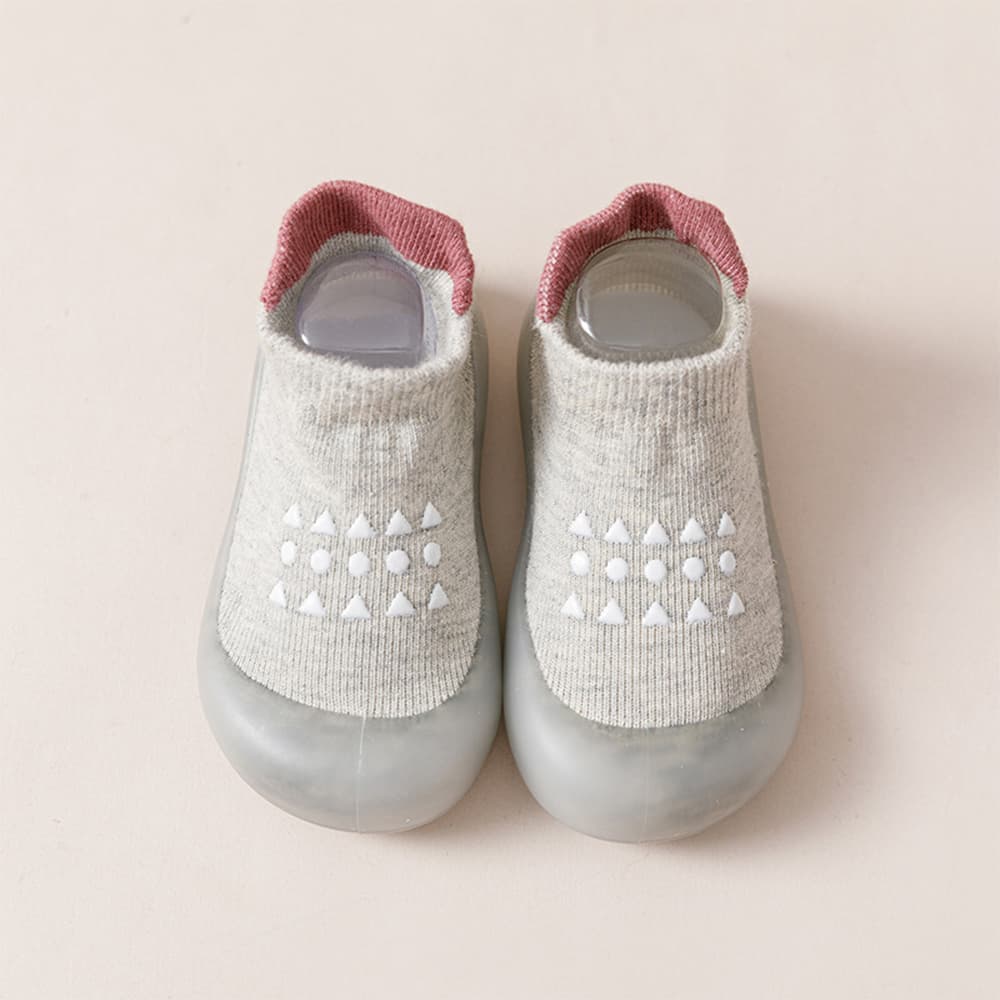 GentleStride Non-Slip Toddler Shoes Grey | Breathable Soft Sole Sneakers