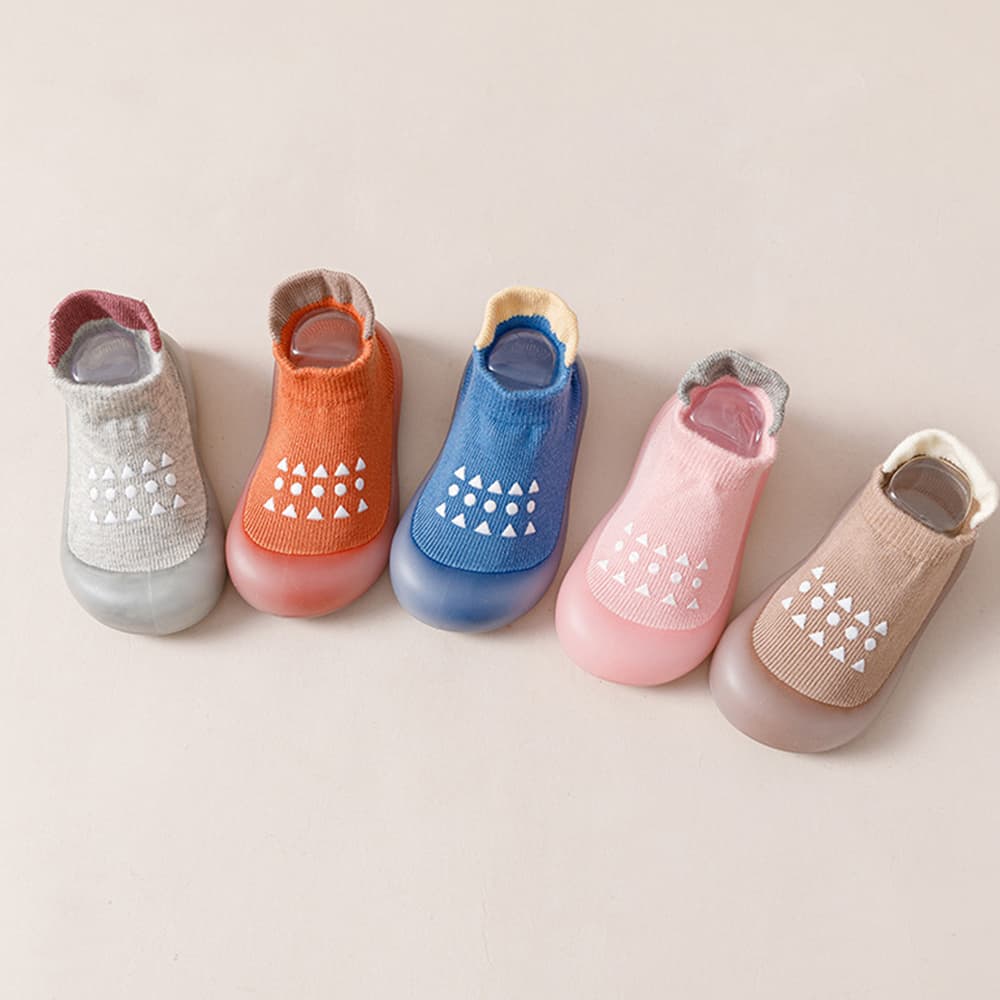 GentleStride Non-Slip Toddler Shoes Grey | Breathable Soft Sole Sneakers
