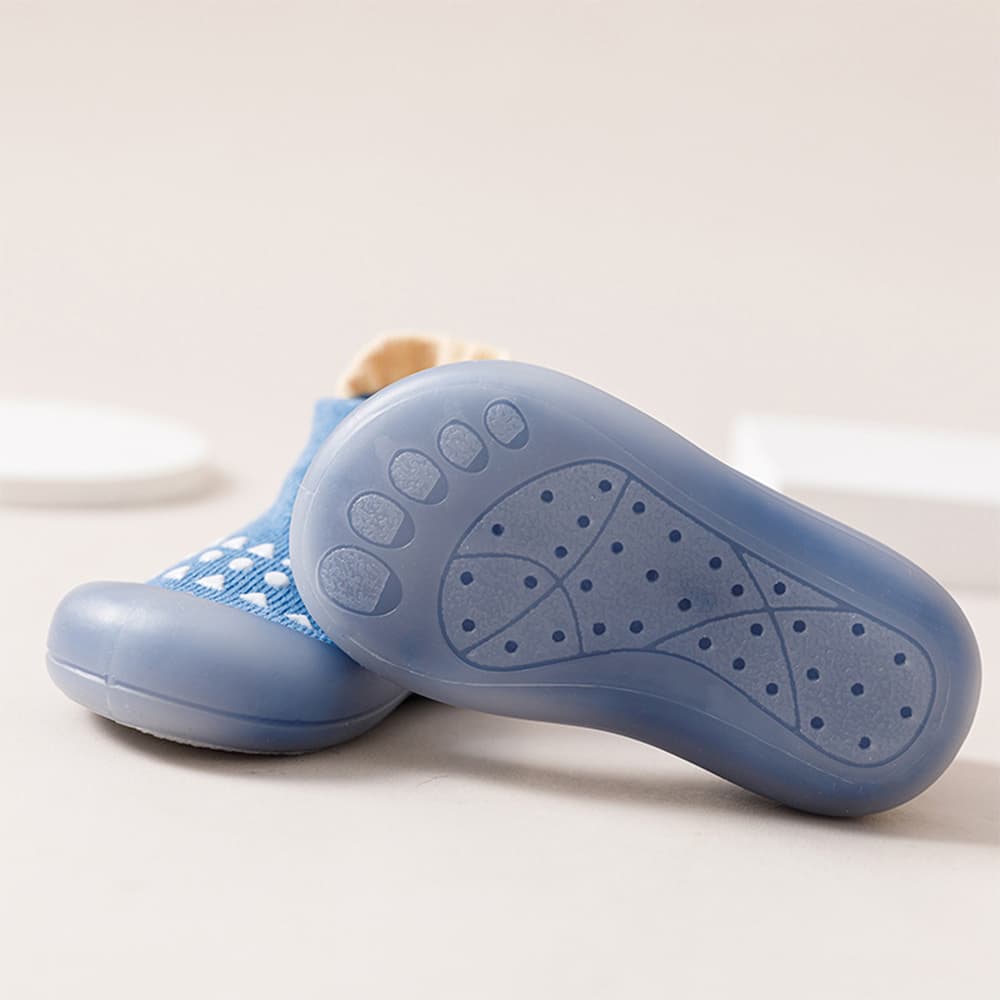 GentleStride Non-Slip Toddler Shoes Grey | Breathable Soft Sole Sneakers