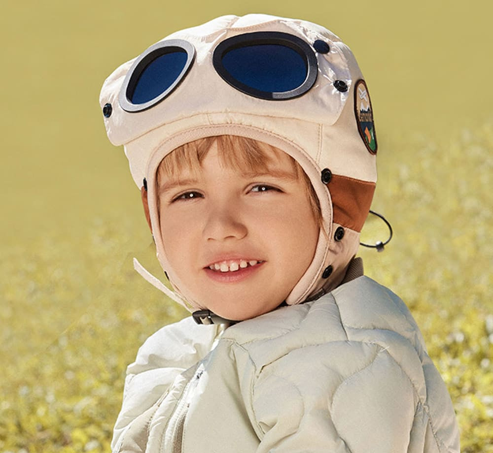 Navy Sky Baby Hat | Soft Cotton Toddler Cap
