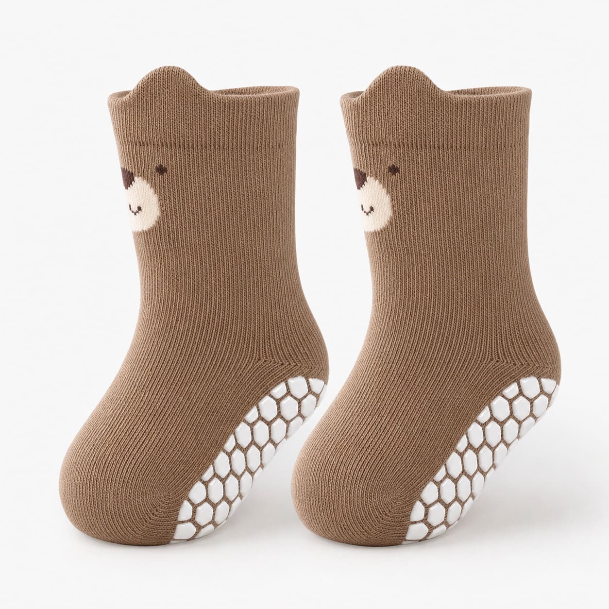 GentleGrip Toddler Socks | Non-Slip Soft Cotton Footwear