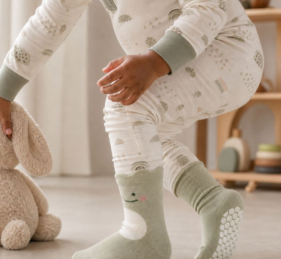 GentleGrip Toddler Socks | Non-Slip Cosy Footwear