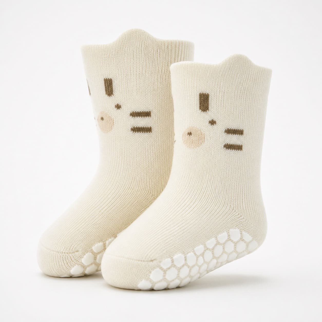 GentleGrip Toddler Socks | Non-Slip Soft Cotton Footwear