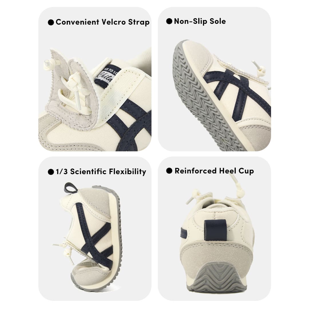 GentleStride Kids Sneakers Grey | Lightweight Non-Slip Baby Shoes