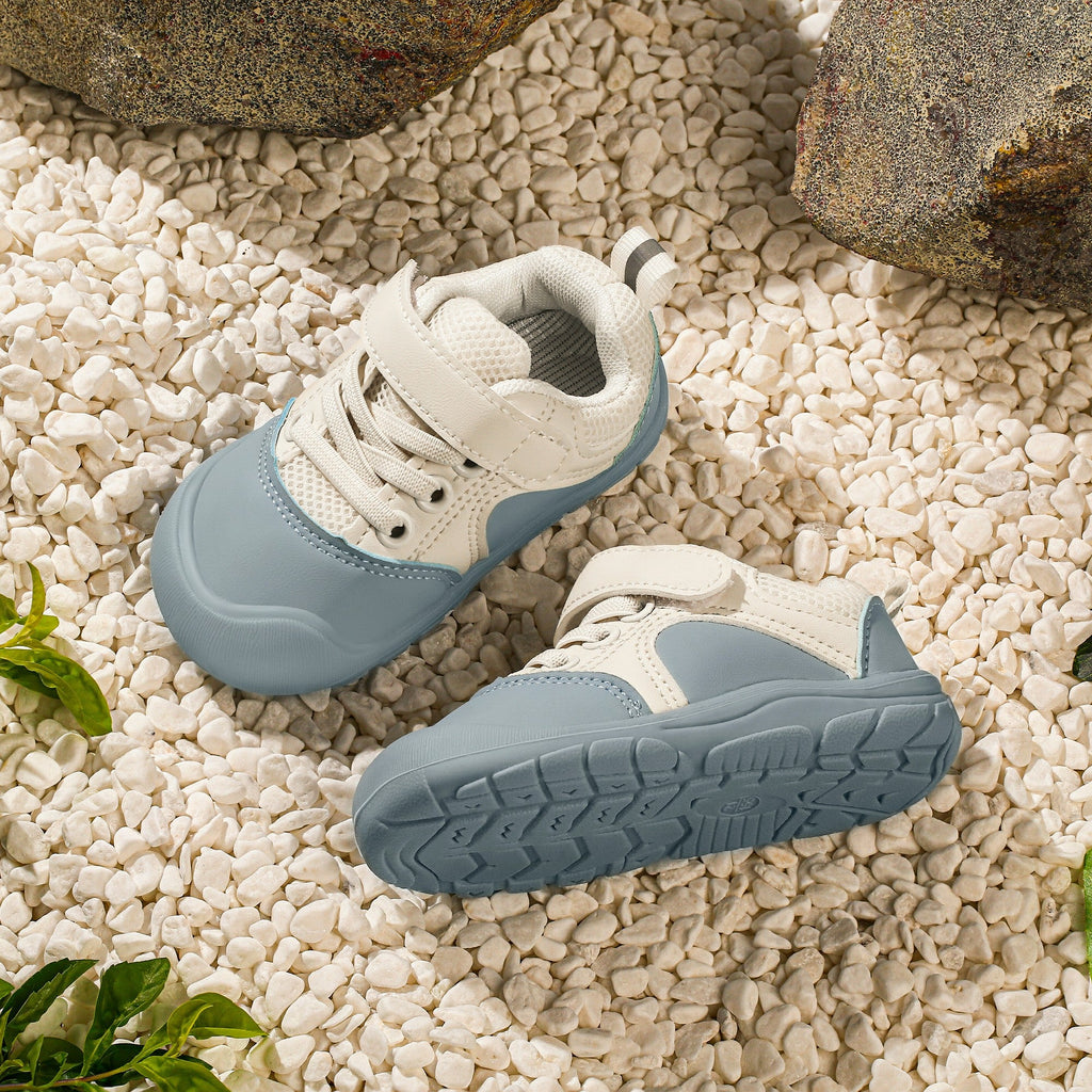 Starlit Stride Baby Sneakers White | Breathable Soft Sole First Walking Shoes